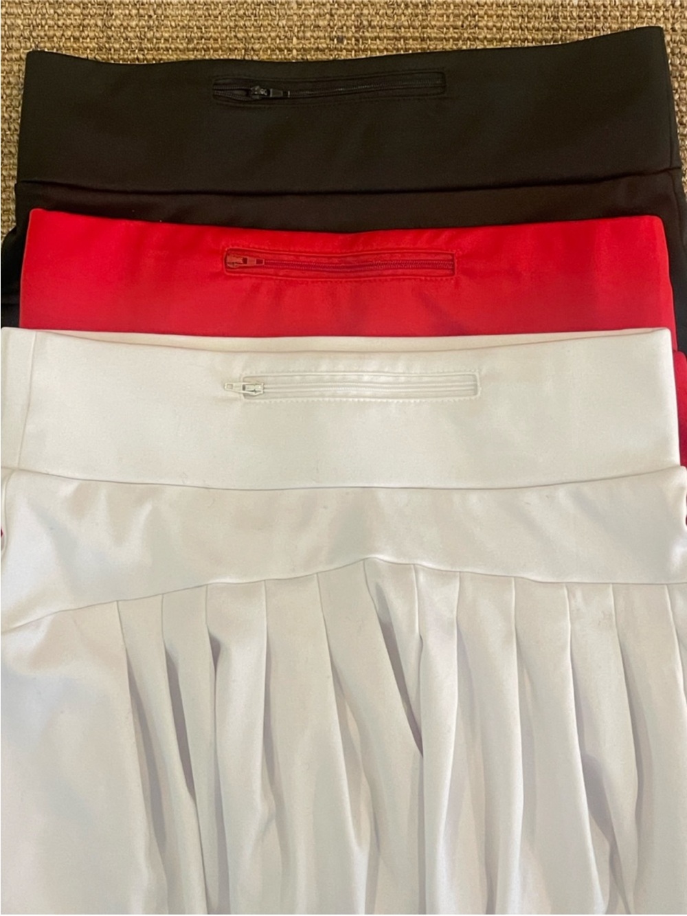 3 Tennis Golf Skort Bundle Small Pleated Athletic Skirts Built-In Shorts Pockets - Picture 5 of 6